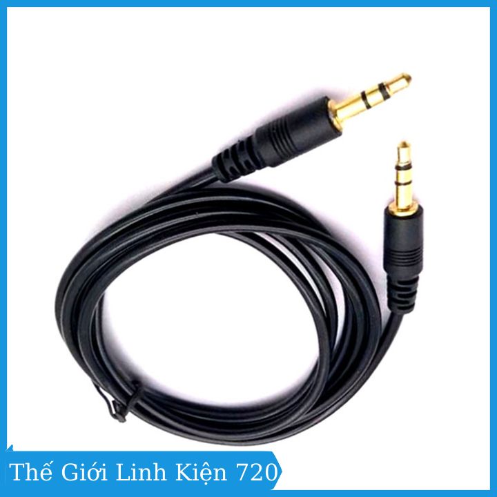 Dây Audio 3.5mm 2 đầu đực 1.5m