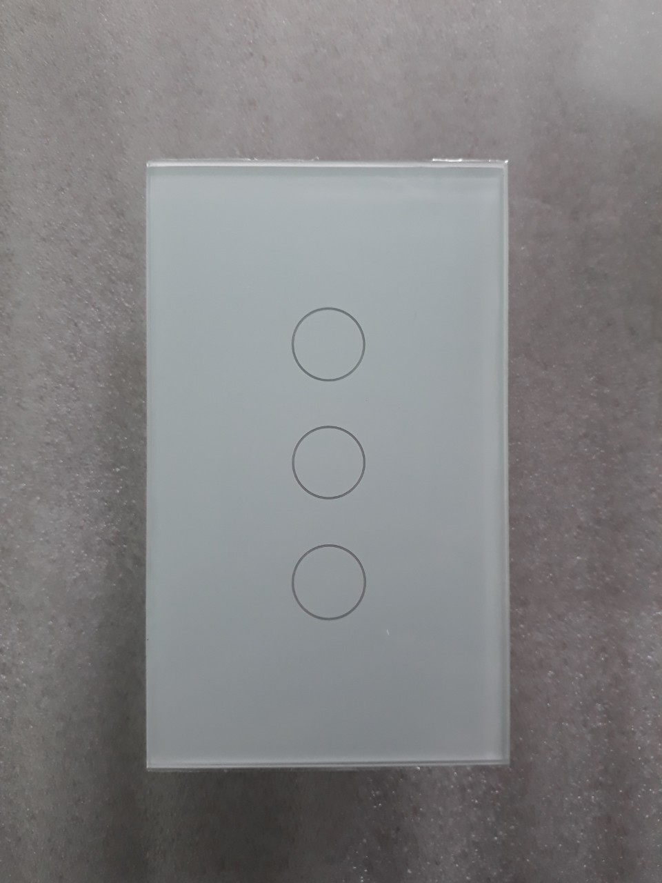 Công tắc wifi tuya smart cảm ứng 3 nút hình chữ nhật 3 gang
