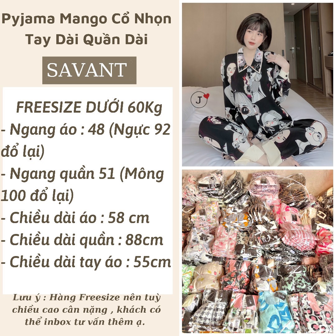 [ VIDEO Tự Quay ] Pizama Nữ Tay Dài - Pizama Mango - Jume