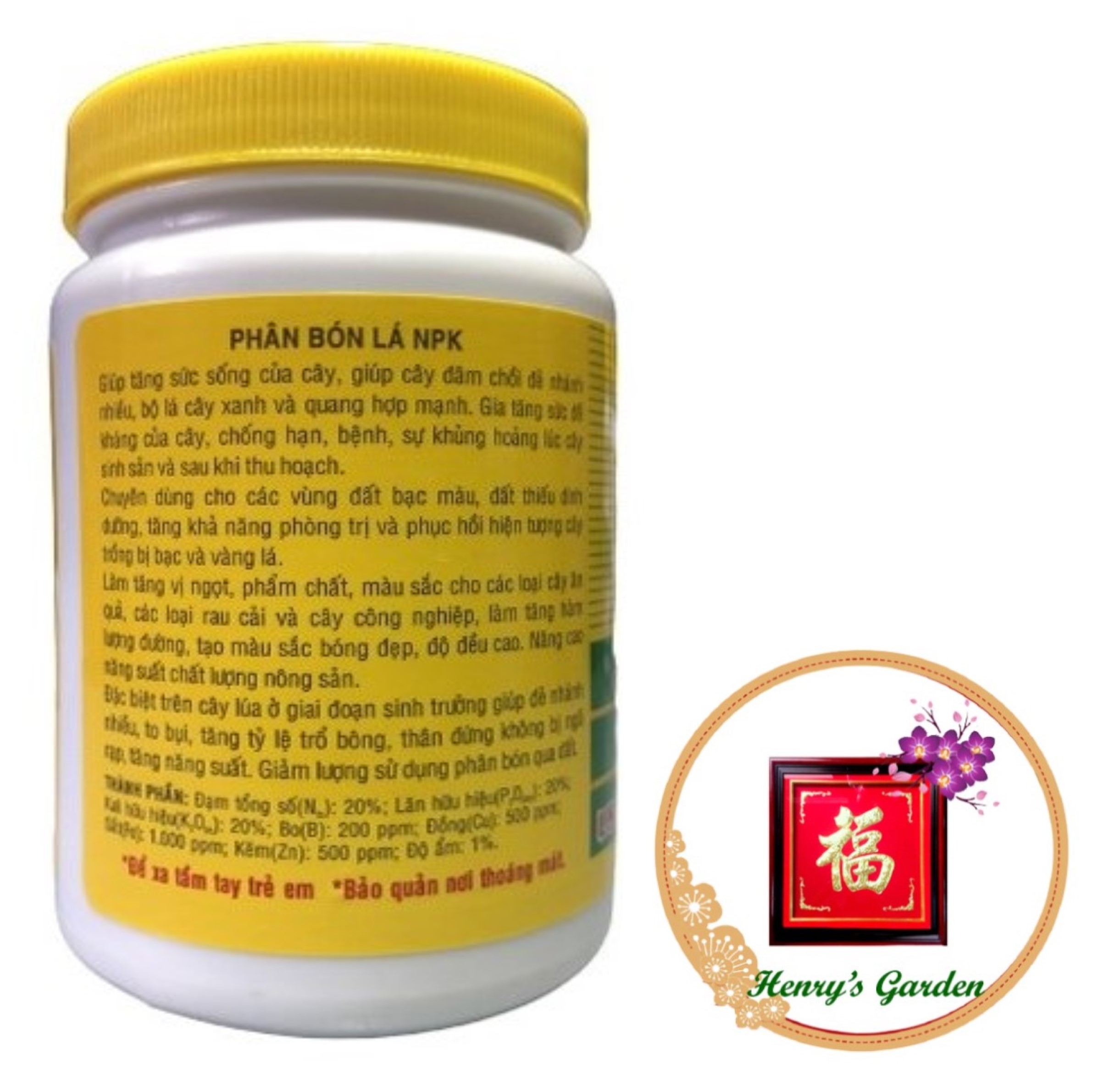 Phân Bón Lá Grow More NPK 20-20-20+TE - #376A# 100g