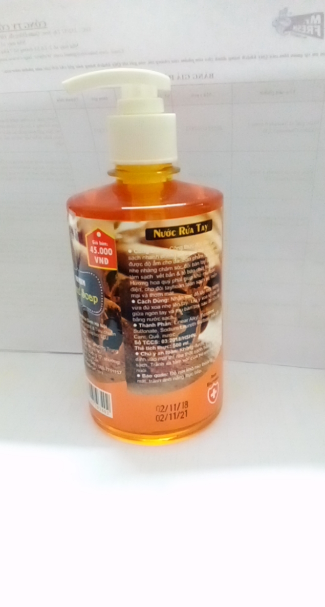 [HCM]Nước rửa tay Mr.Fresh 500ml Chanh Xả