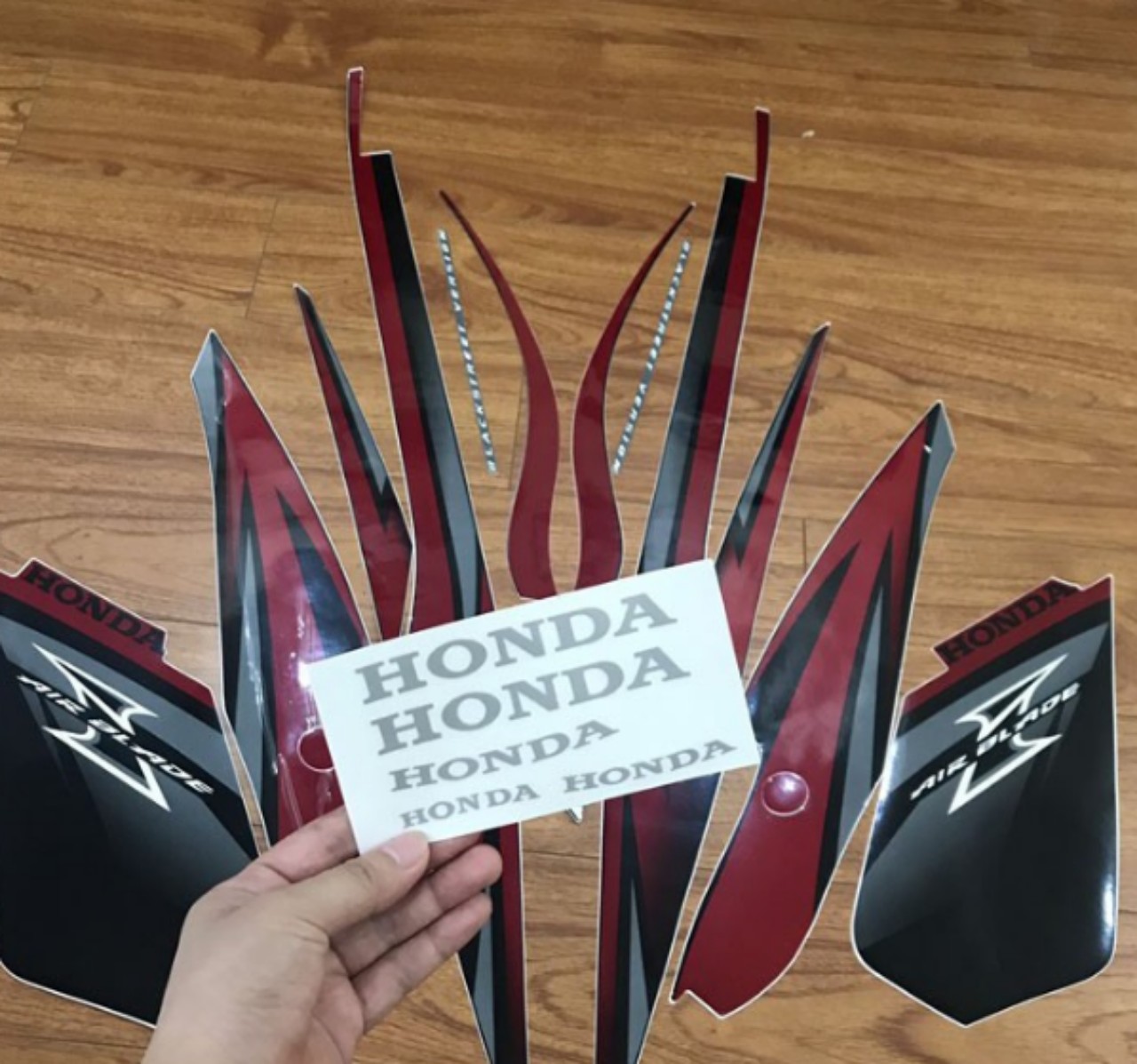 ,BỘ TEM XE AIR BLADE Thái