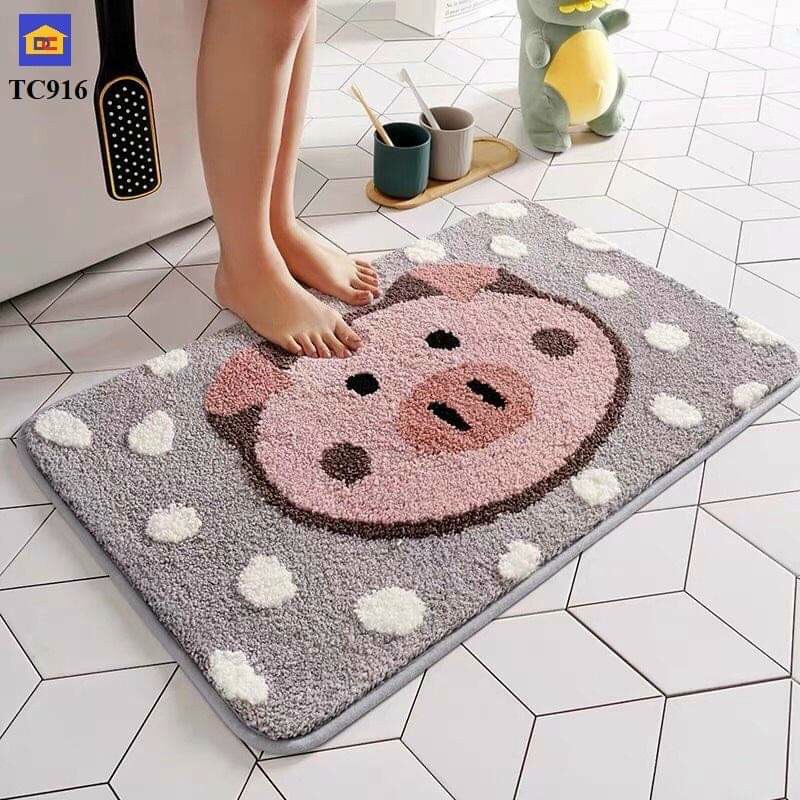 THảm lau chân nhiều mẫu dệt len cao cấp