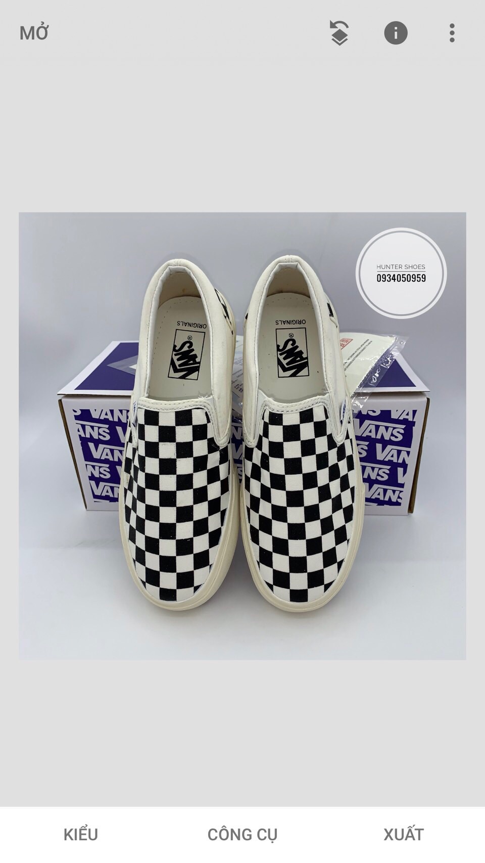 GIÀY VANS VAULT CARO (Full box + Bill)