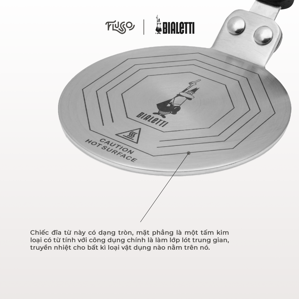 Đế Chuyển Nhiệt Bếp Từ Bialetti