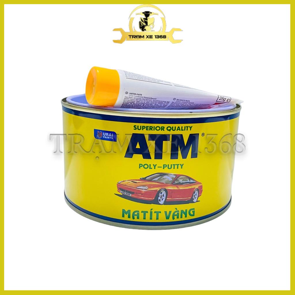 Bột Chét Matit Vàng ATM Lon 1KG (có chiết lẻ 200g)
