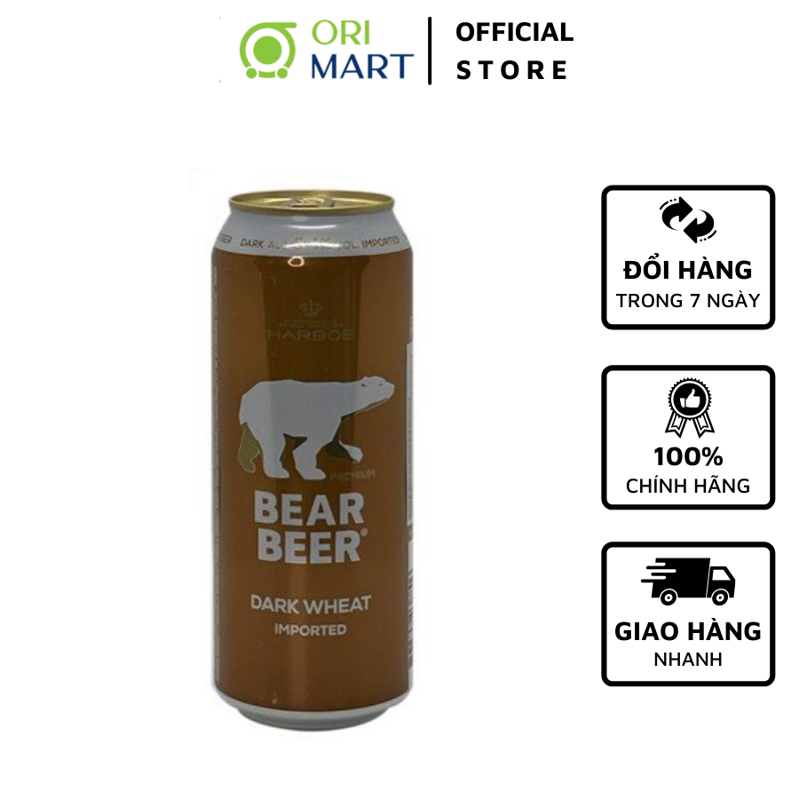 [HCM]Bia Bear Beer Dark Wheat Imported 5.4%