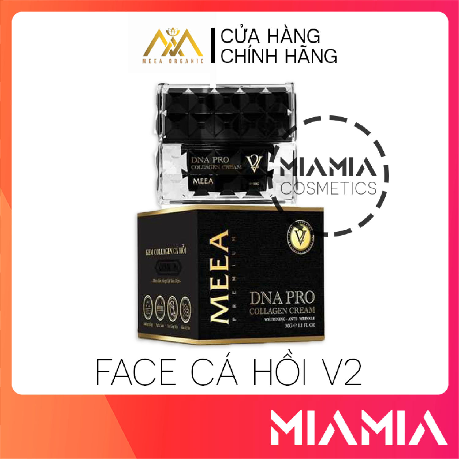Kem face collagen cá hồi dna pro v2 meea origin chính hãng 30g