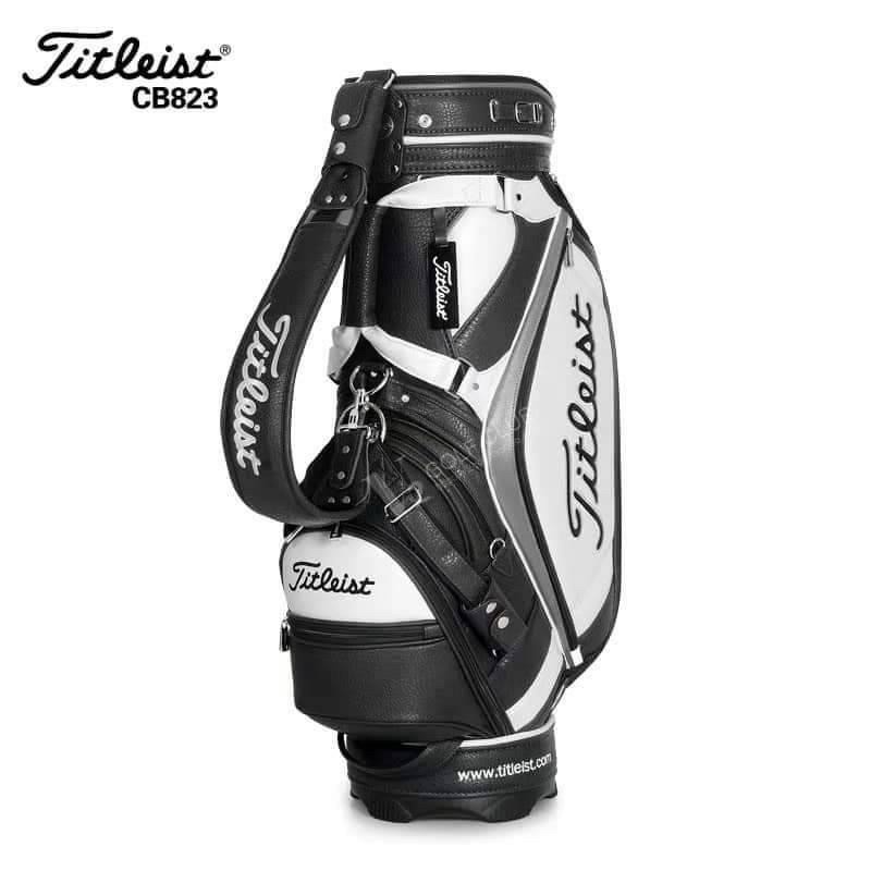 [ golf bag ] Túi gậy golf Titleist da sần cao cấp