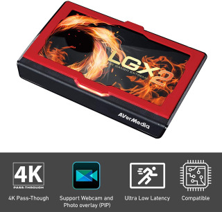 AVerMedia GC551 Live Gamer Extreme 2, Game Capture and Video Streaming,4K Pass-Through,USB3.0,Full HD,Ultra Low Latency for Nintendo Switch, PS, Xbox - Thiết Bị Streaming và Ghi Hình AverMedia GC551 Extreme2 Chuẩn 4K Full HD 1080p 60fps, Cổng USB 3.0 thumbnail