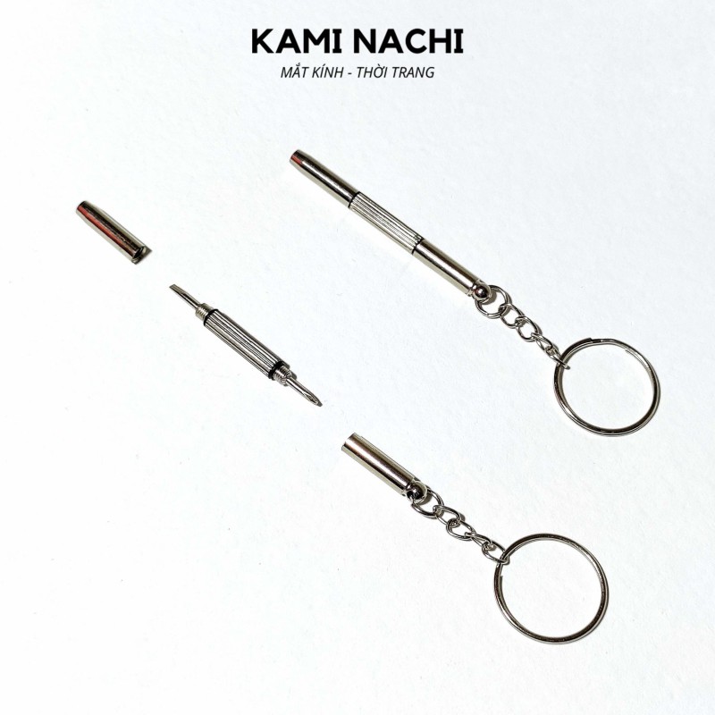 Giá bán Tua vít sửa kính 2 đầu Kami Nachi - Móc khóa đa năng phối đầu tô vít đa dụng