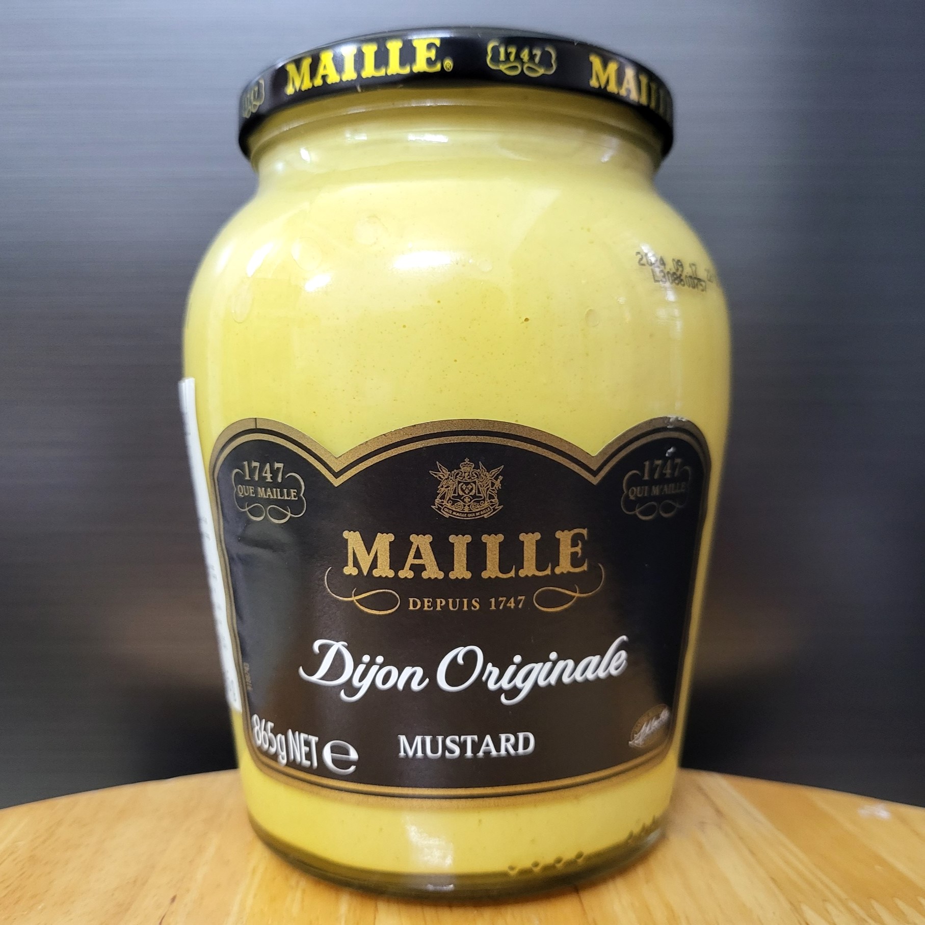 MAILLE - LỌ MỊN 865g MÙ TẠT DIJON PHÁP Dijon Originale Mustard
