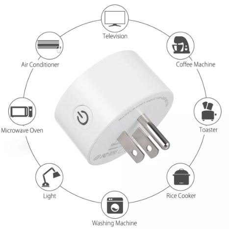 Ổ cắm wifi gia đình thông minh, ổ cắm wifi điều khiển từ xa ứng dụng điều khiển bằng giọng nói...