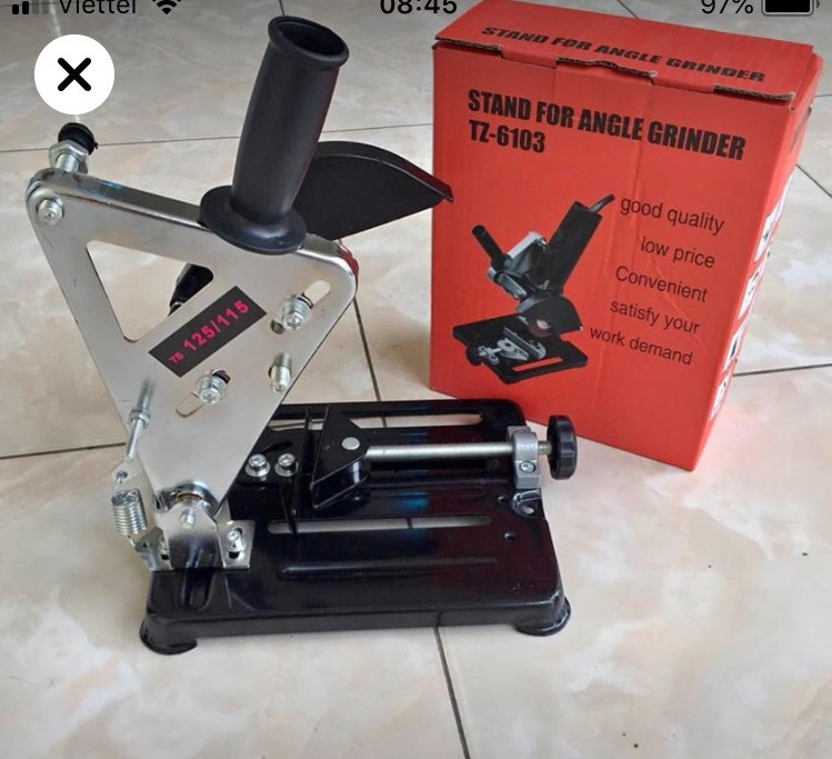 BỘ CHÂN ĐẾ KẸP CHUYỂN MÁY MÀI THÀNH MÁY CẮT BÀN TZ-6103
