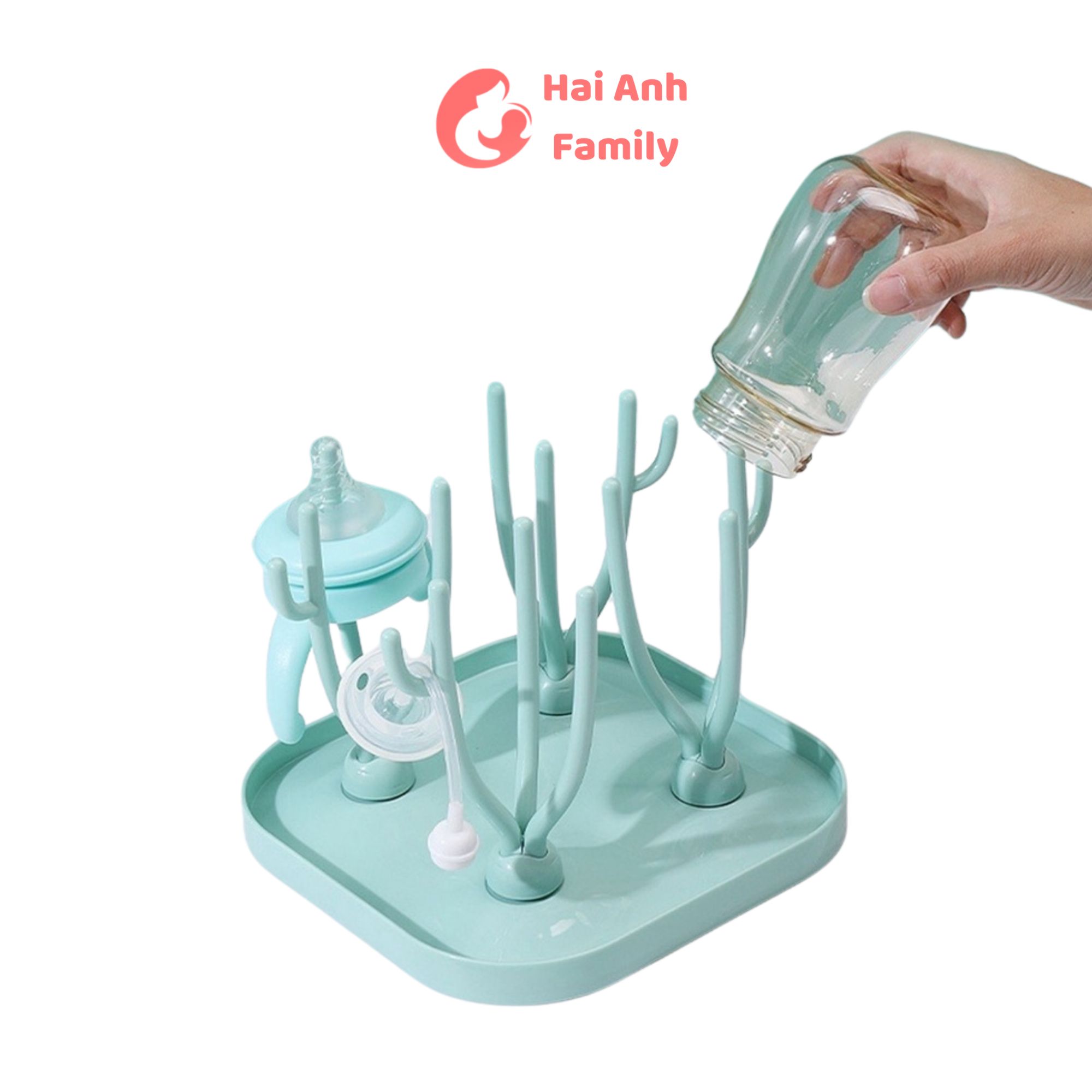 Khay úp bình sữa, núm ti cho bé