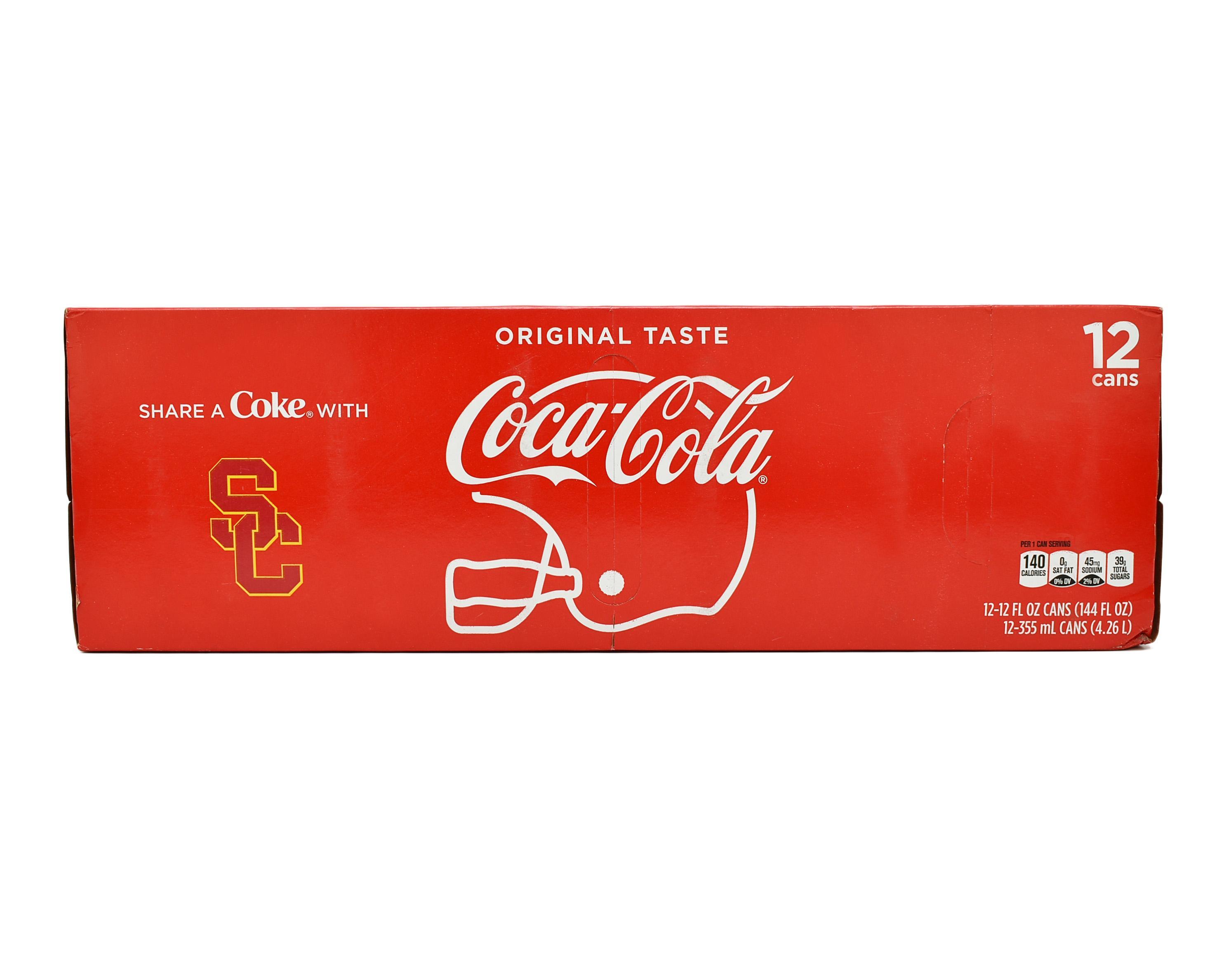 THÙNG NƯỚC NGỌT COCA COLA ORIGINAL TASTE 12 LON 355ML