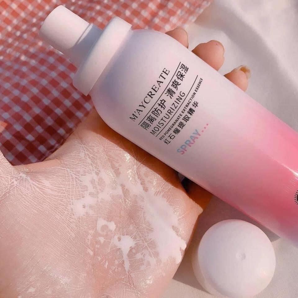 Xịt chống nắng,xịt chống nắng body, Maycreate [Chính Hãng]
