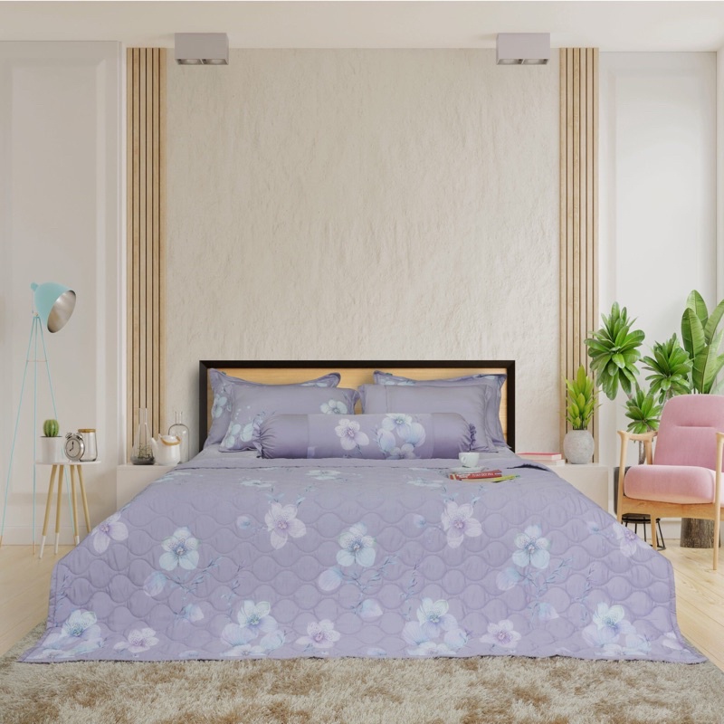 Bộ drap gối Hometex Tencel (160x200,180x200)