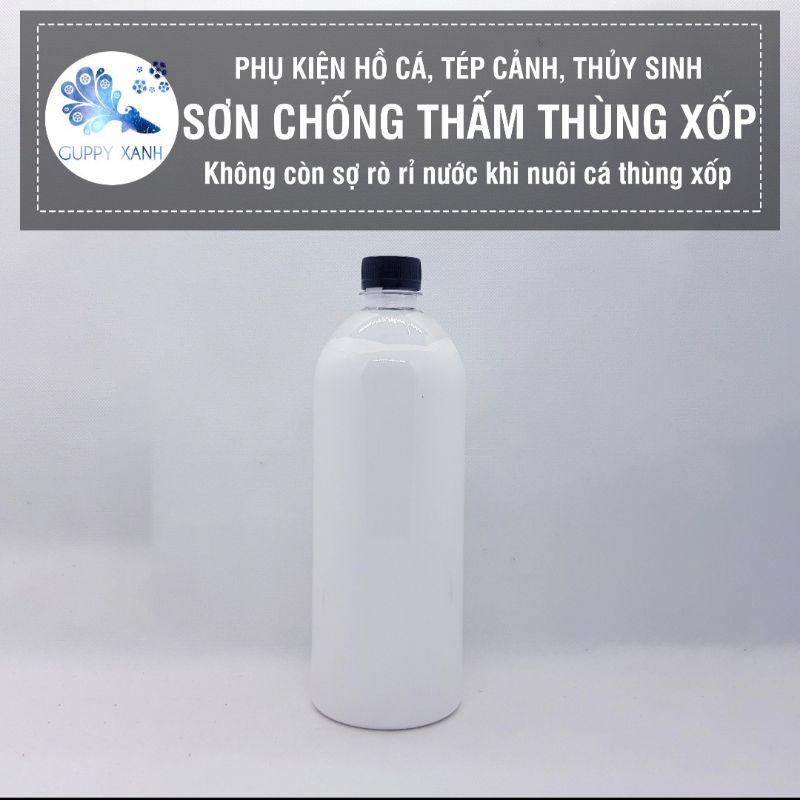 Sơn chống thấm thùng xốp nuôi cá