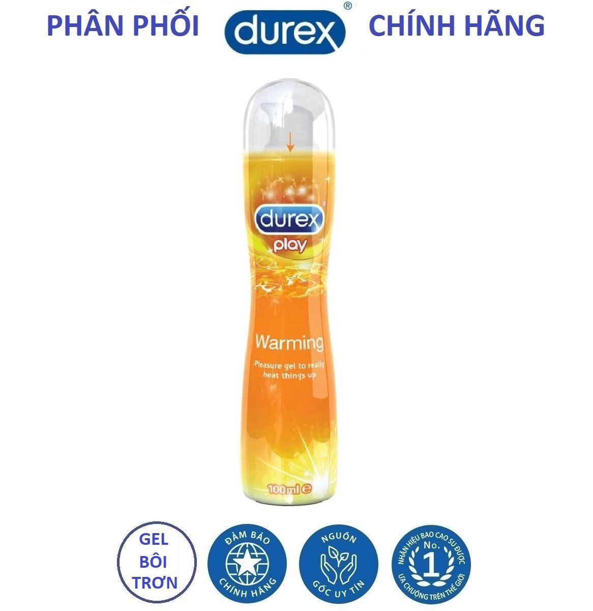 [HCM]Gel bôi trơn Durex Play Warming 100 ml