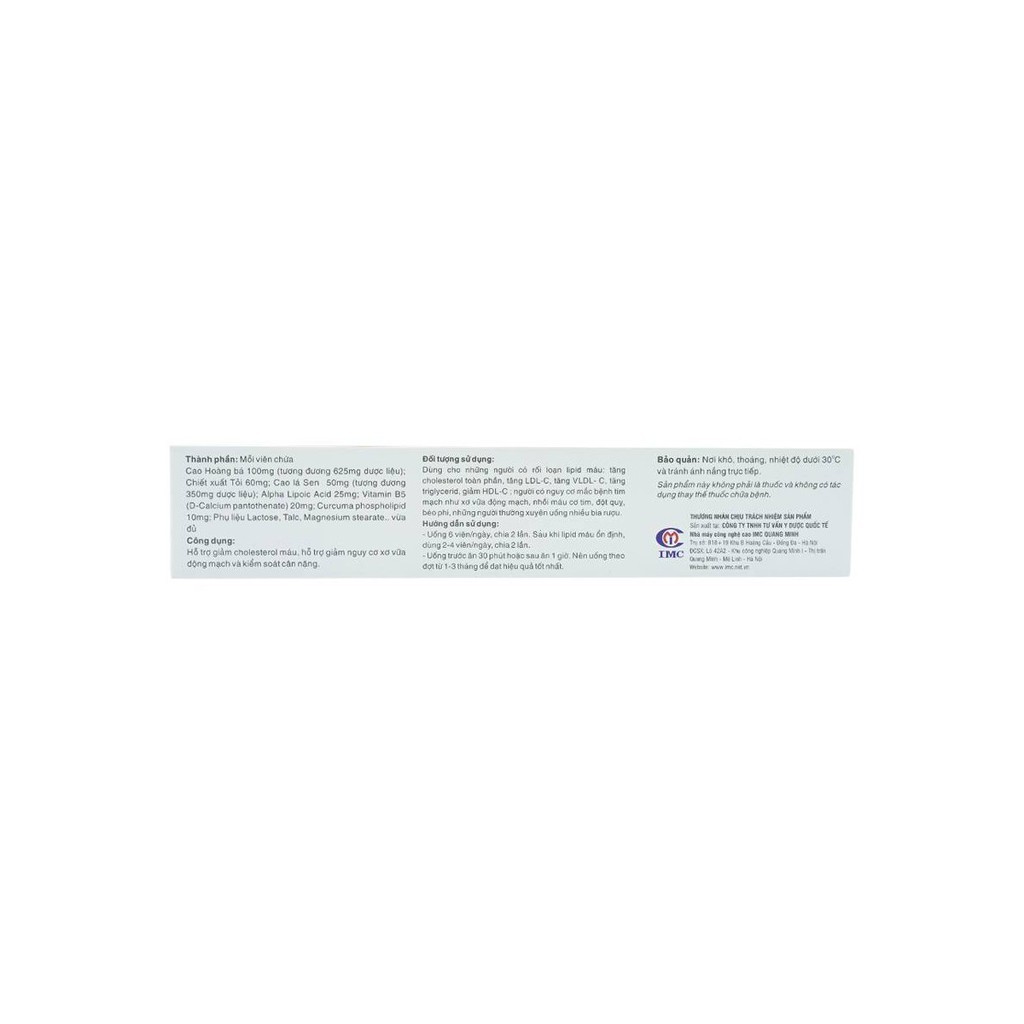[ TÍCH ĐIỂM NHẬN QUÀ ] Viên uống Lipid Cleanz
