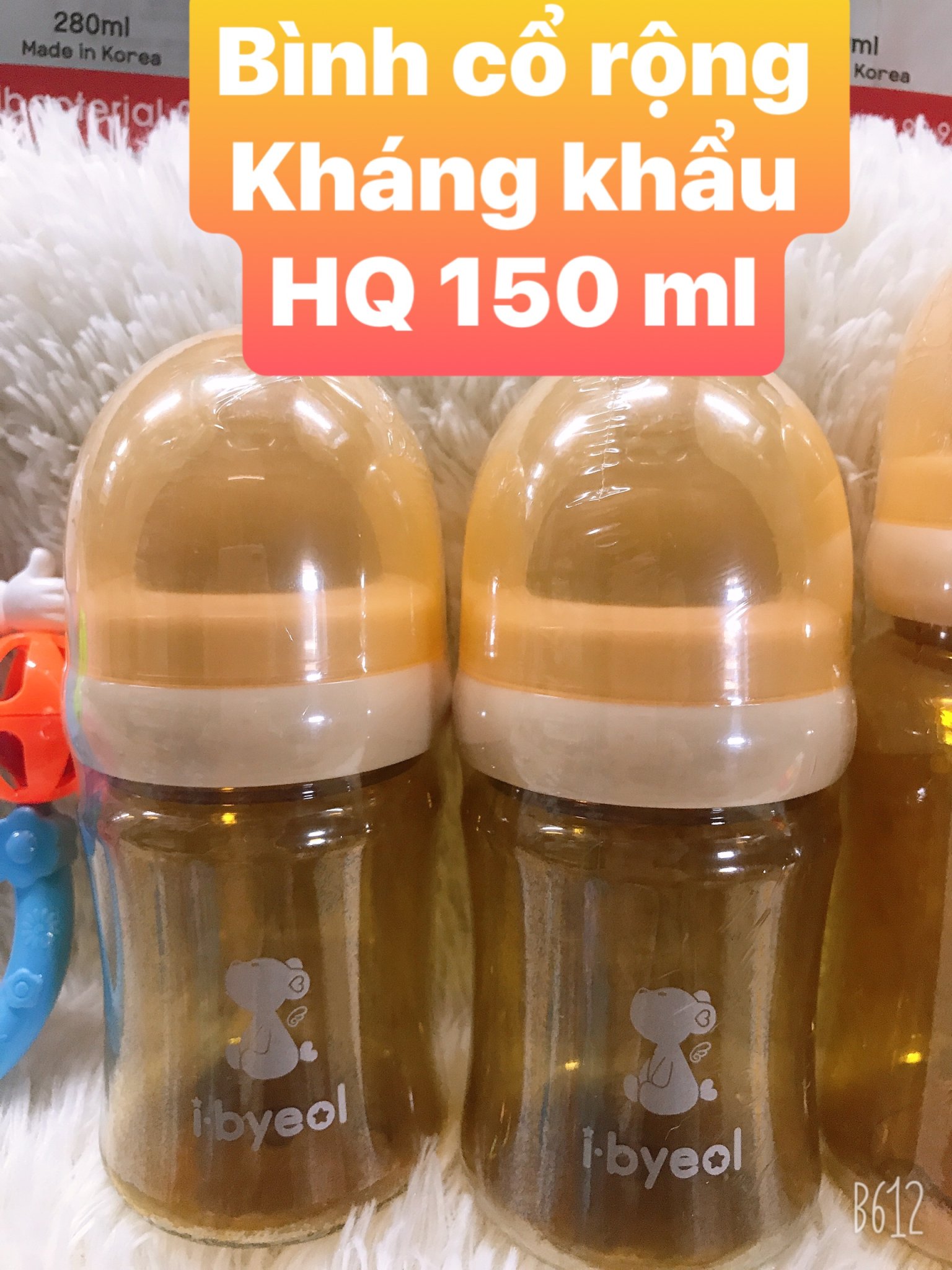 Bình sữa I-byeol cổ rộng 150ml/ 260ml
