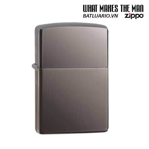 Zippo 150 - Bật Lửa Zippo Black Ice (Dark Chrome) 150