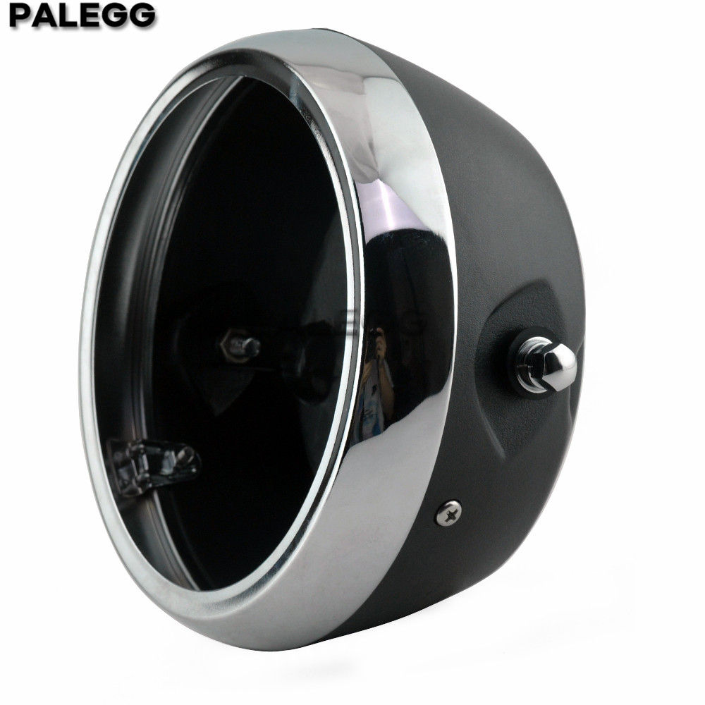 Vỏ đèn pha tròn gắn bên hông xe máy led 7 inch vỏ đèn pha vỏ đèn pha đèn đội đầu ngọn hải đăng cho harley