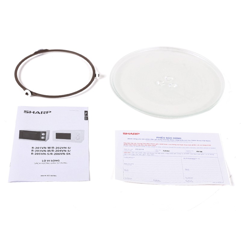 Lò vi sóng cơ Sharp R-201VN-W 20L (Giá áp dụng giao tại HN, HCM& các tỉnh liên hệ shop)