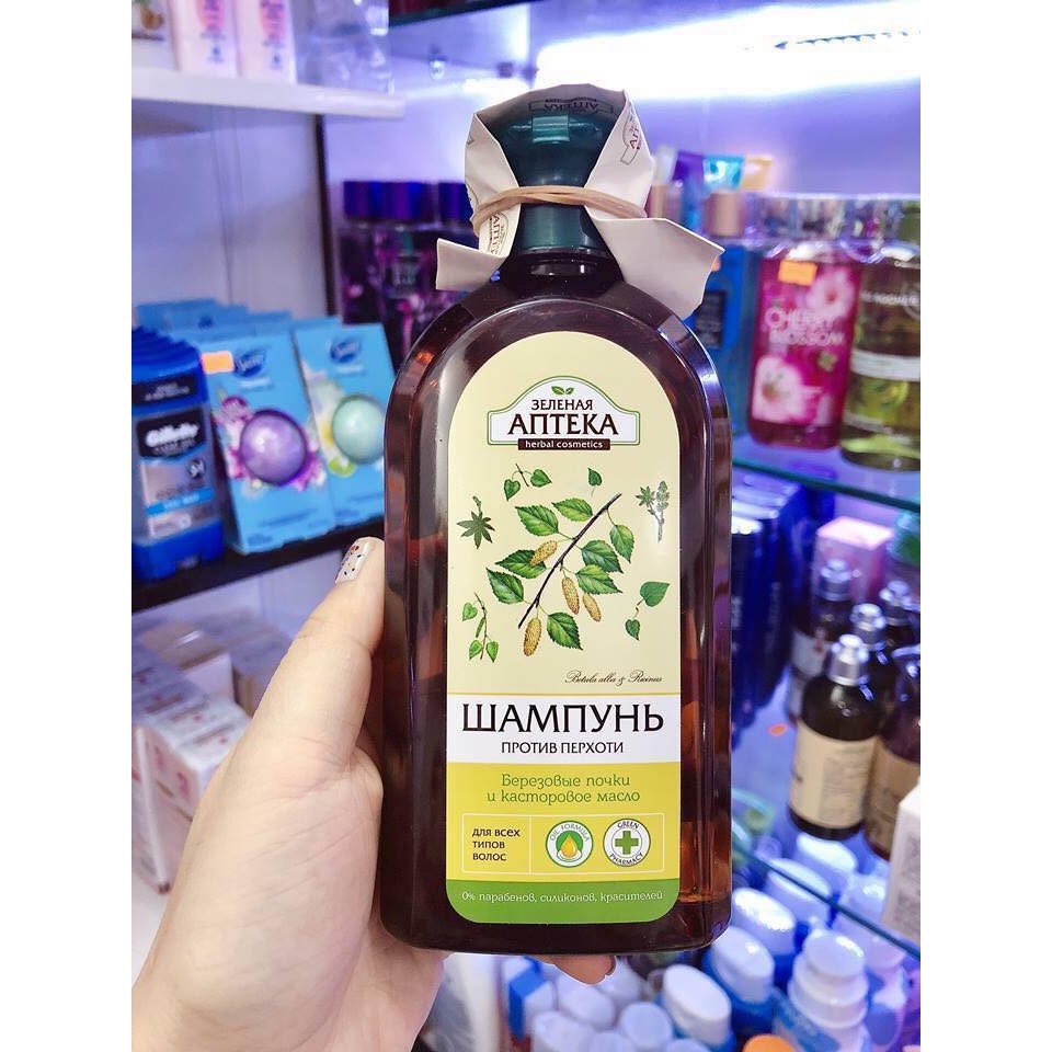 Dầu gội Chống gàu Green Pharmacy Anteka