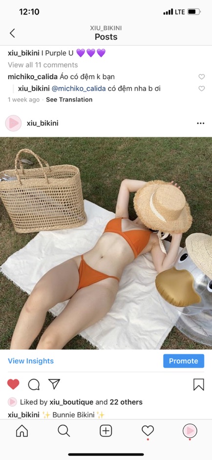 Bikini 2 Mảnh Xẻ Ngực