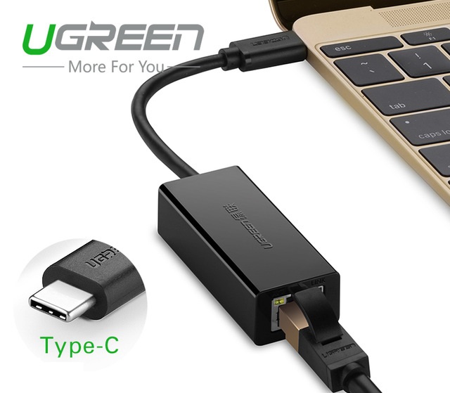 Cáp USB Type-C to Lan 10/100Mbps Ugreen 30287