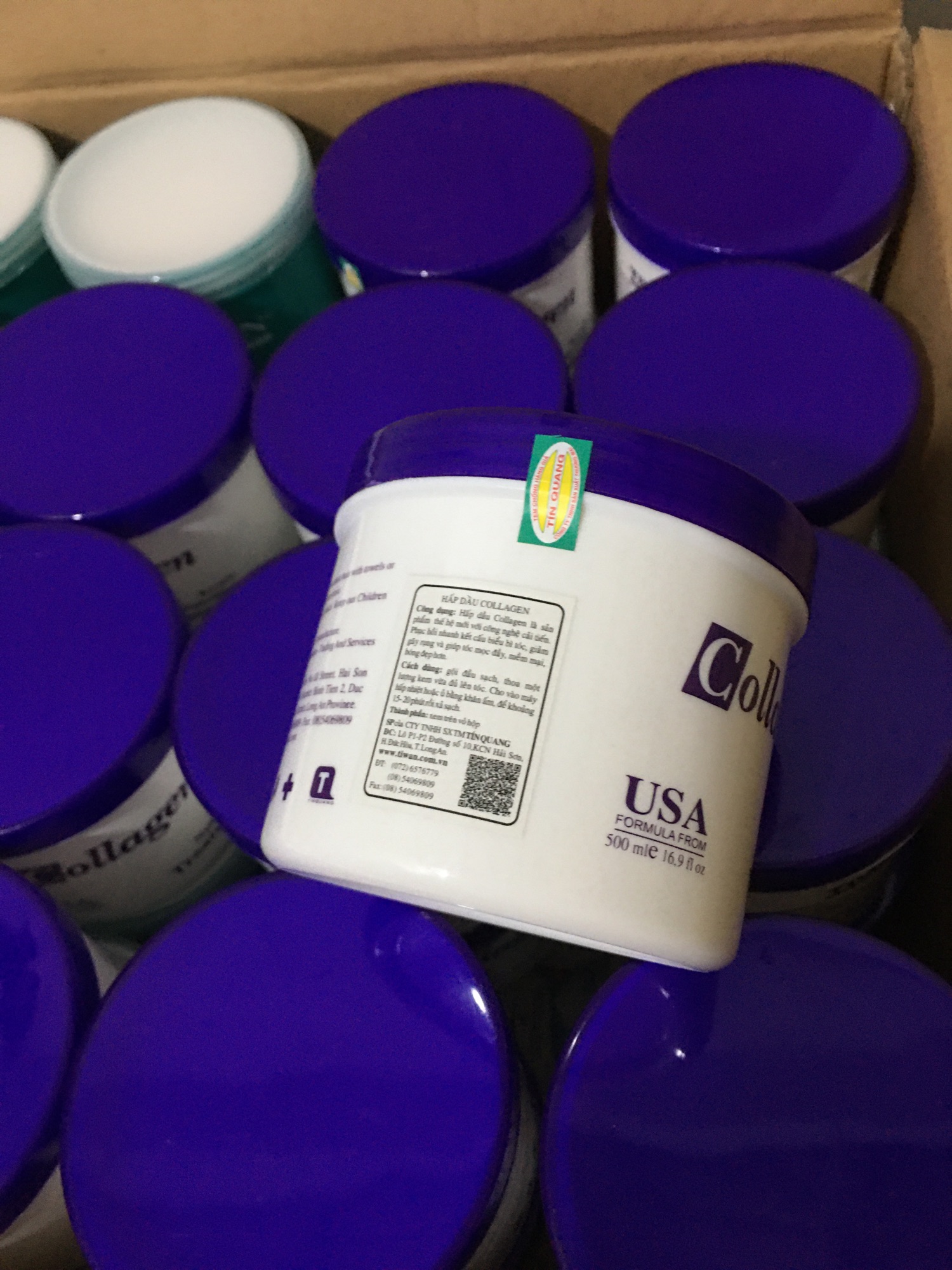 [HCM]Kem hấp ủ tóc collagen siêu mềm mượt tiwan