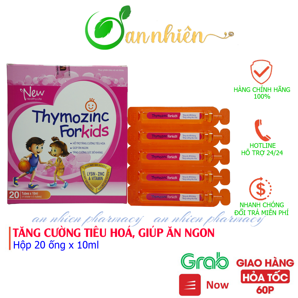 Thymozinc forkids - Hỗ trợ tăng cường tiêu hóa, giúp ăn ngon, tăng cường sức đề kháng