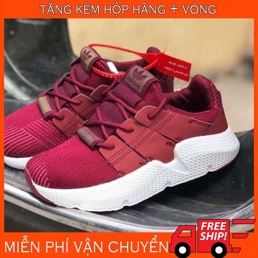 [CÓ KÈM HỘP] Giày Prophere Đỏ Mận Trắng (Thời Trang)