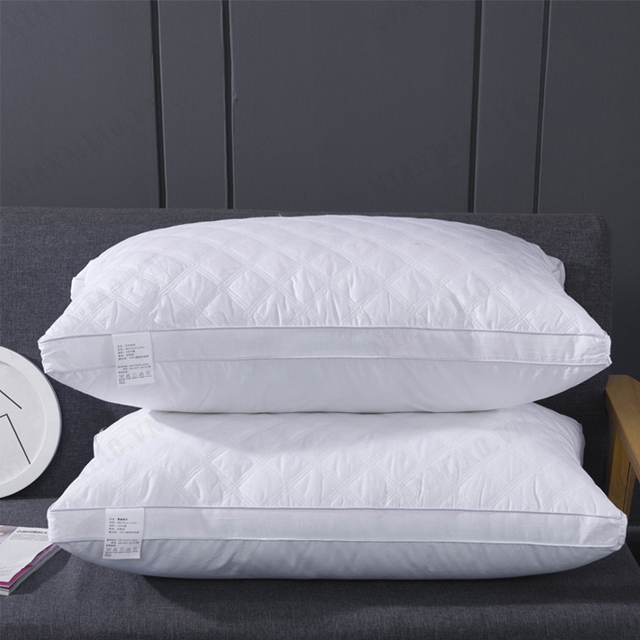 NianMiao Three-dimensional Pillow Feather Velvet Pillow Core Home Adult Neck Support Pillow Quilted Pillow