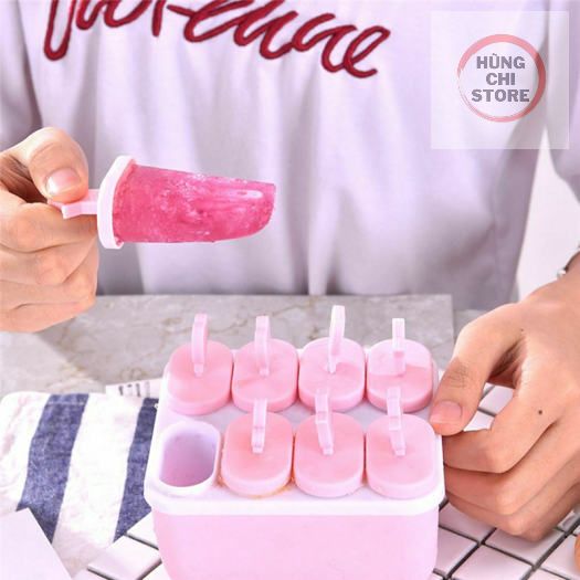 Khuôn Làm Kem Lúa Mạch 8 Que An Toàn - Kiểu Dáng Sang Trọng❣