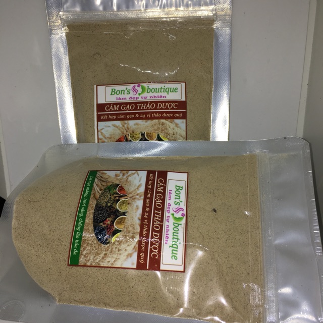 100g Bột Cám thảo dược 24 vị sáng đều màu da