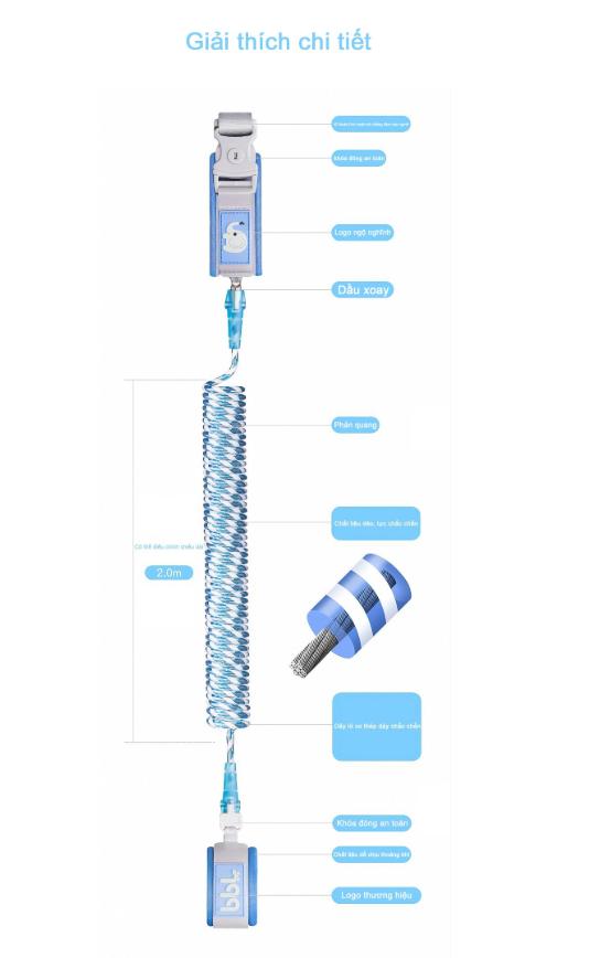 EuroHome Dây đeo dẫn dắt trẻ tránh thất lạc trẻ