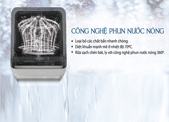 [Trả góp 0%]MÁY RỬA CHÉN TOSHIBA DWS-22AVN(K)