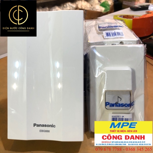 Bộ chuông điện Panasonic (chuông cửa, nút nhấn)
