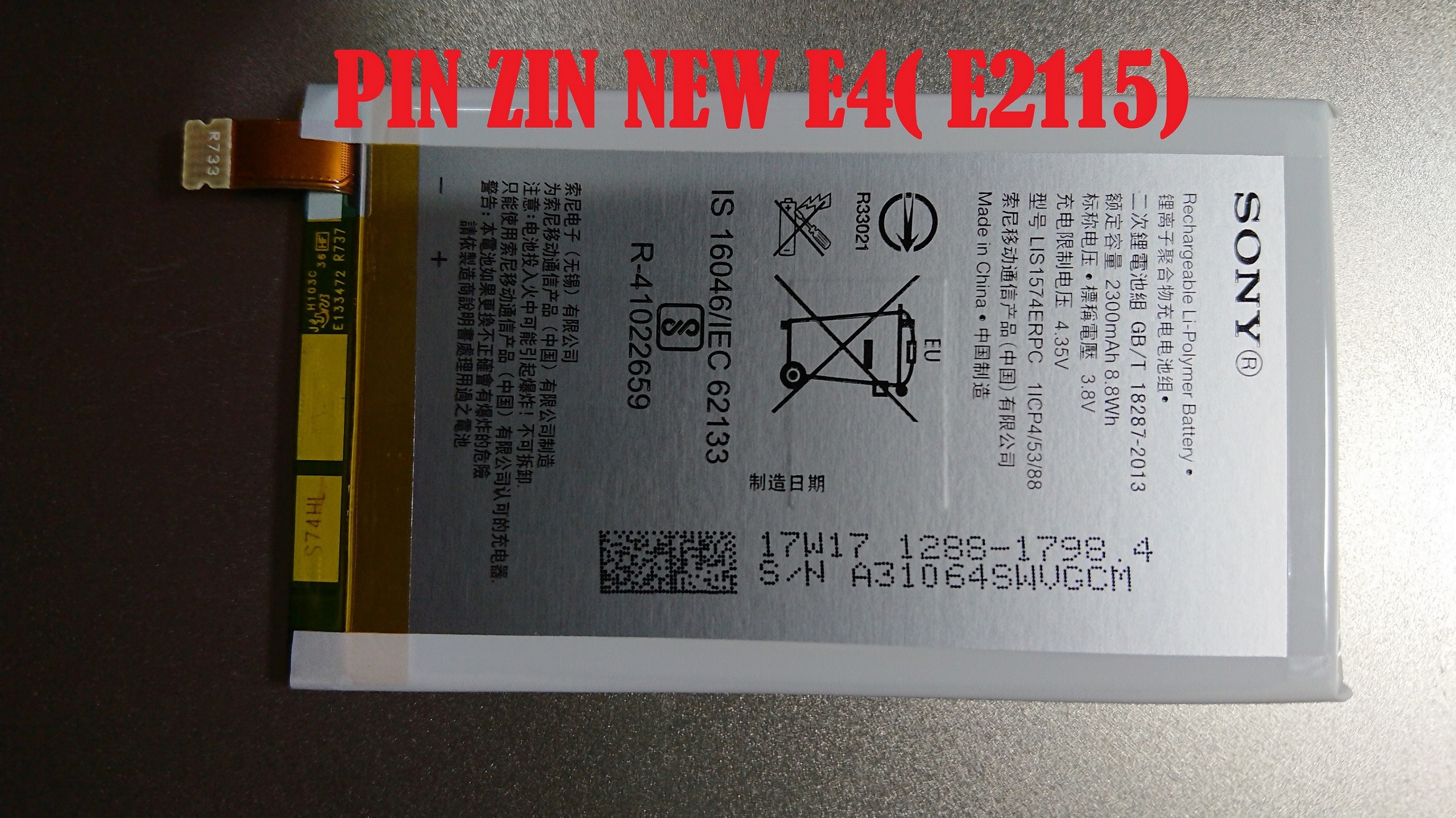 [HCM][PIN ZIN NEW CHÍNH HÃNG SONY XPERIA E4 - E2115]