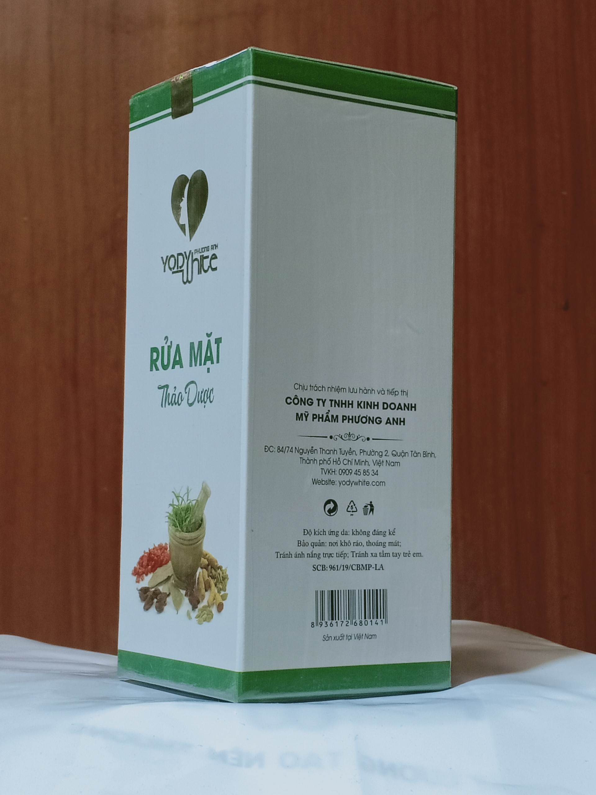 [Chính Hãng] Bột Rửa Mặt Thảo Dược Yody White Phương Anh