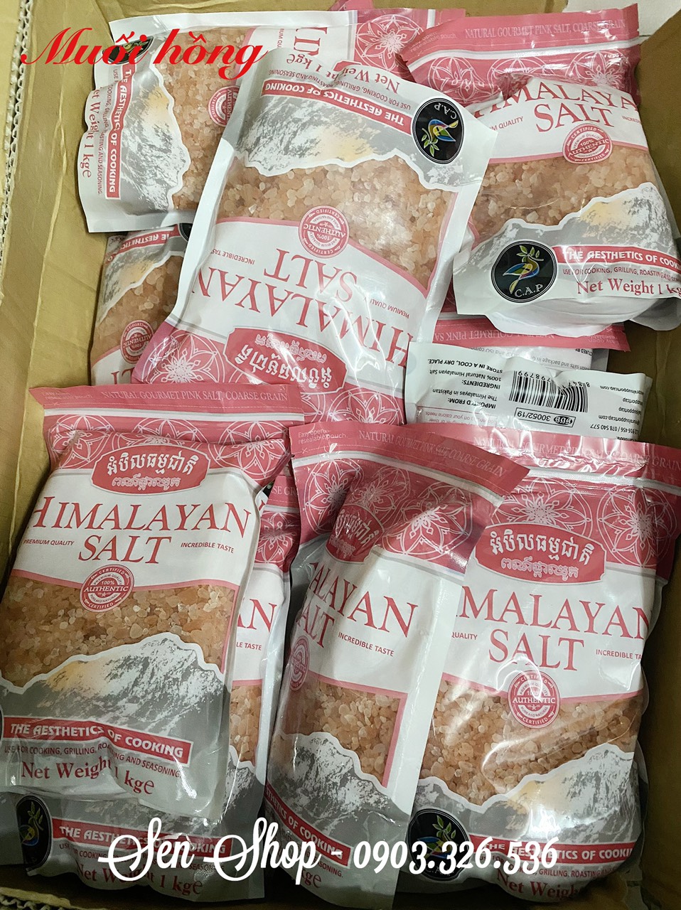 MUỐI HỒNG HIMALAYA RURAL SUPPORT - GÓI 1KG