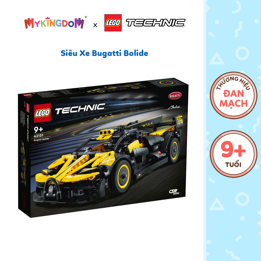 Đồ chơi lego technic siêu xe bugatti bolide 42151