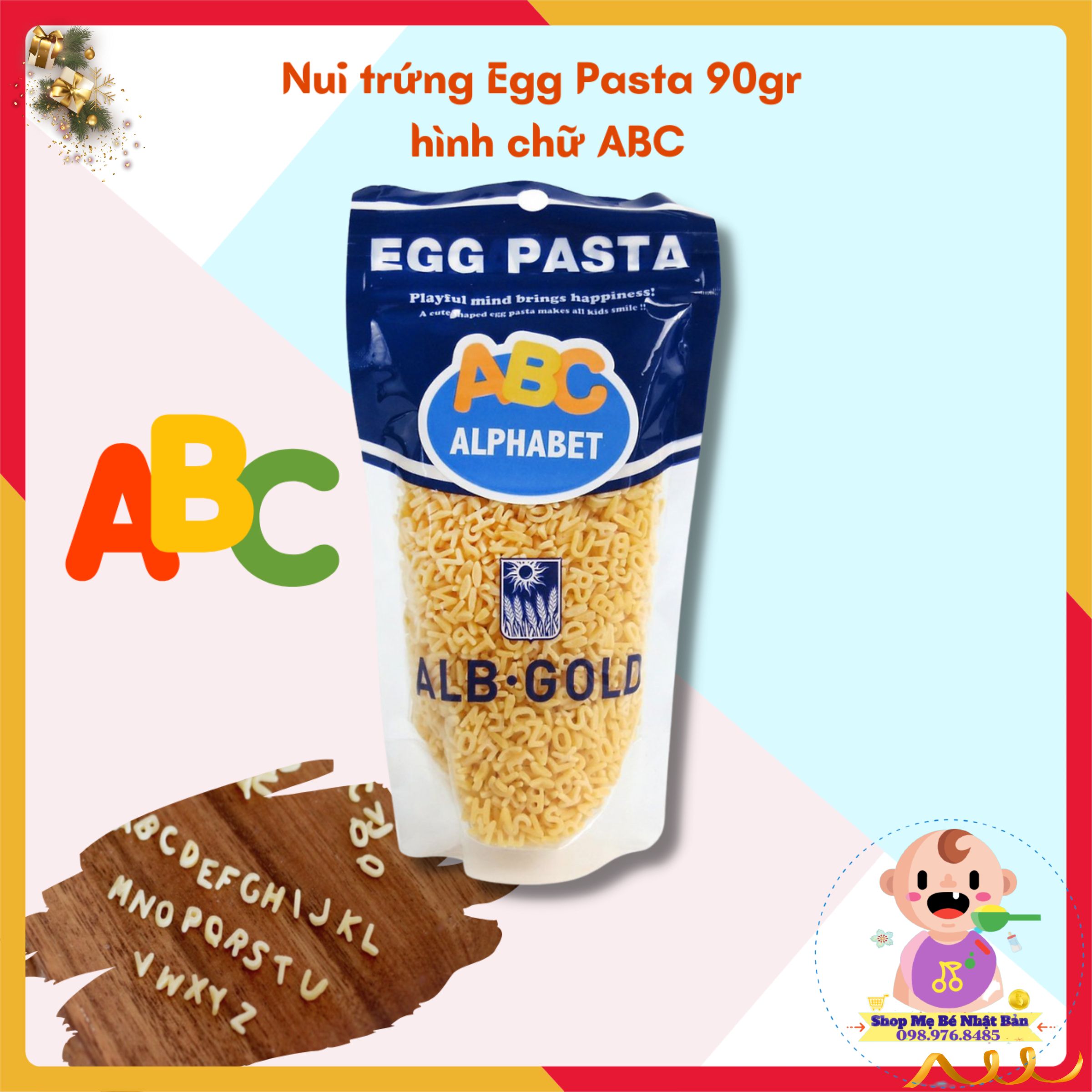 Nui Trứng Egg Pasta Nhật Bản Cho Bé Từ 8m+