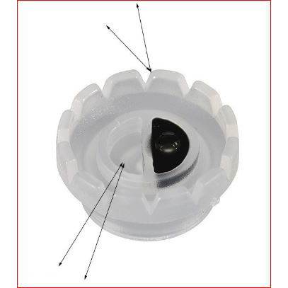 Nút tạo fan, đựng keo nối mi, bịch 100c