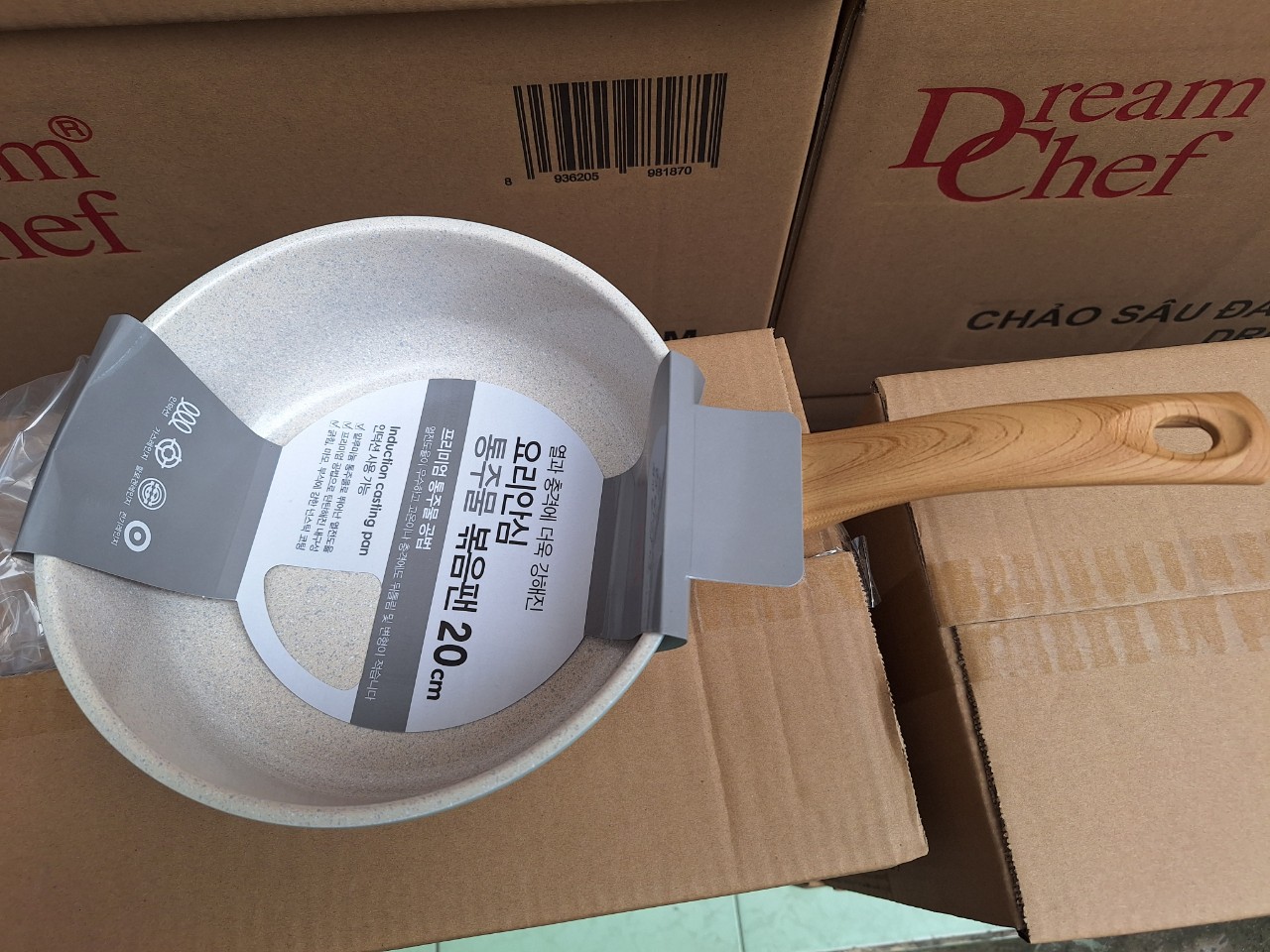 Chảo Đá Sâu Lòng Ecoramic/Dreamchef 20cm