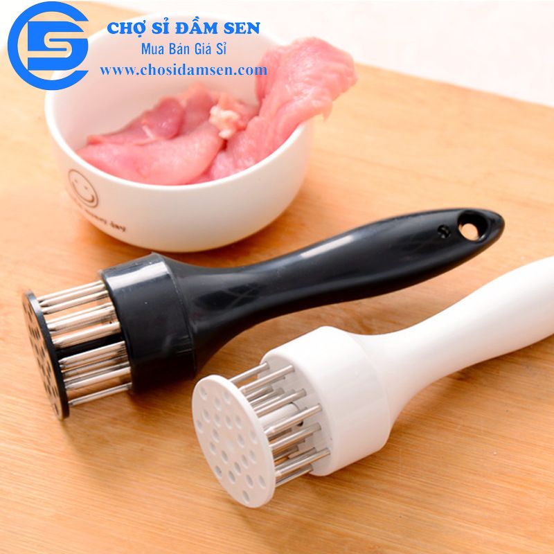 Dụng cụ dần thịt, cây dần thịt, làm mềm thịt bò, bít tết, beefsteak, meat tender g182-dtb