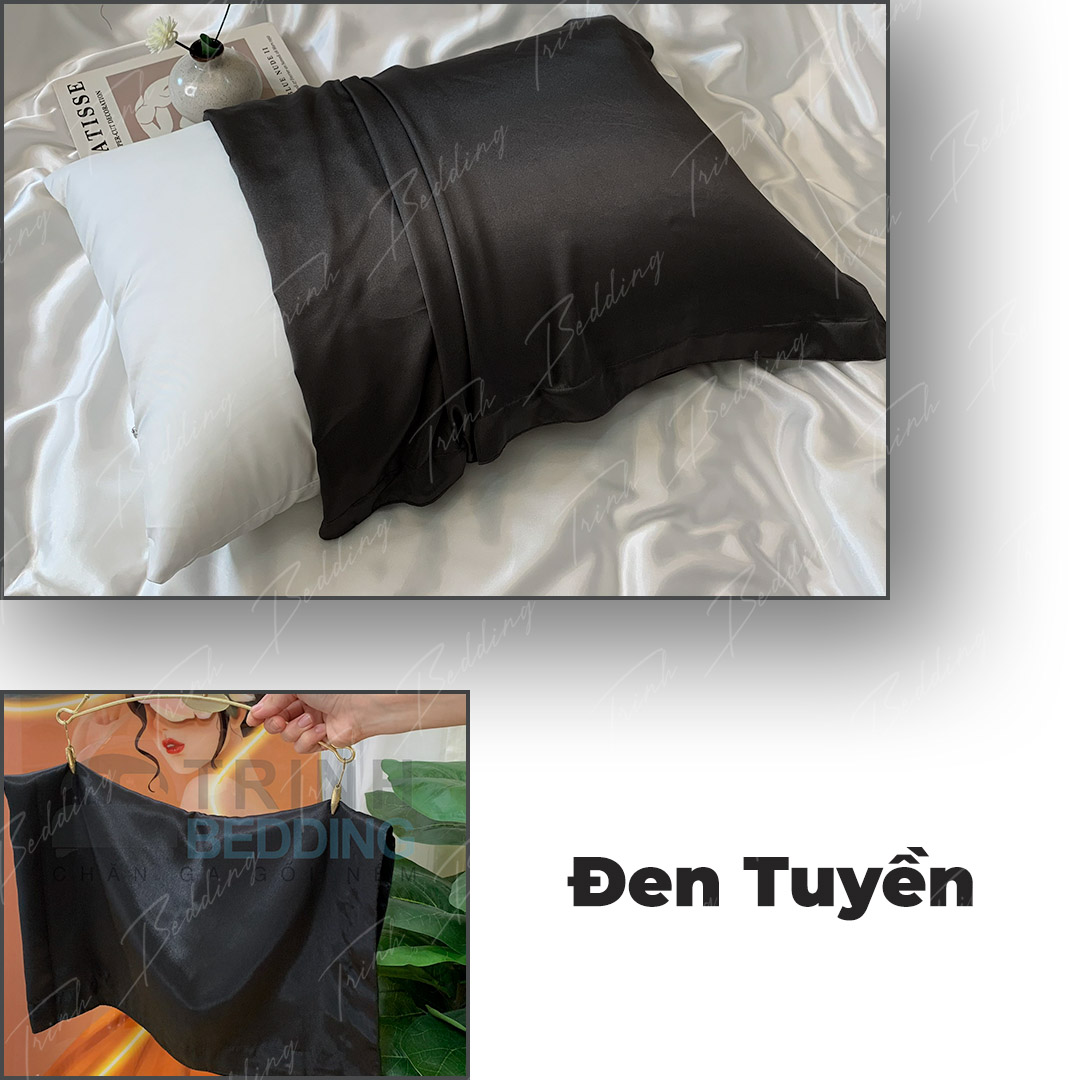 Áo Gối Nằm Phi Lụa lạnh |50x70| 40x60cm | Vỏ Gối Ngủ Mát mịn Trinhbedding